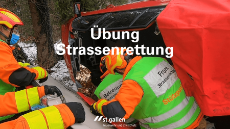 Übung Strassenrettung